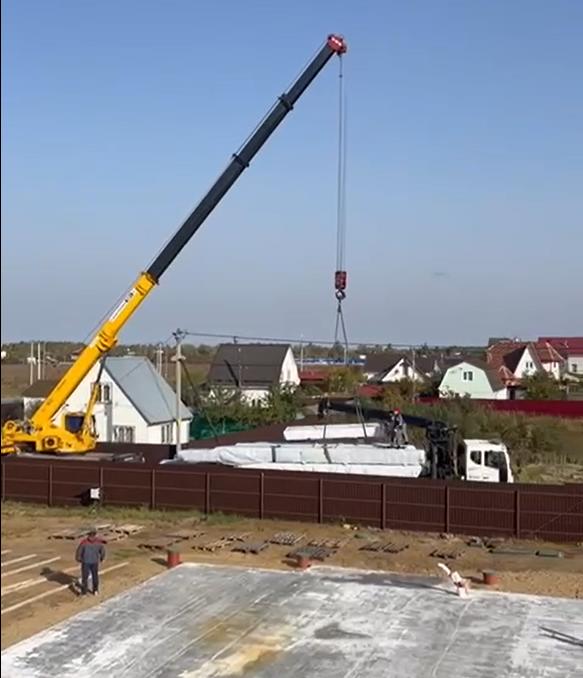 Разгрузка домокомплекта в Подмосковье